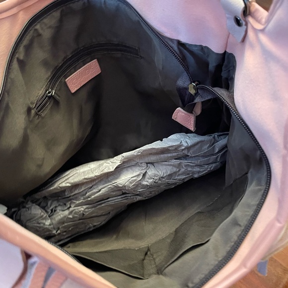 Chaos by Elsie Pink Leather Fringe Shoulder Hobo Bag - Picture 10 of 10